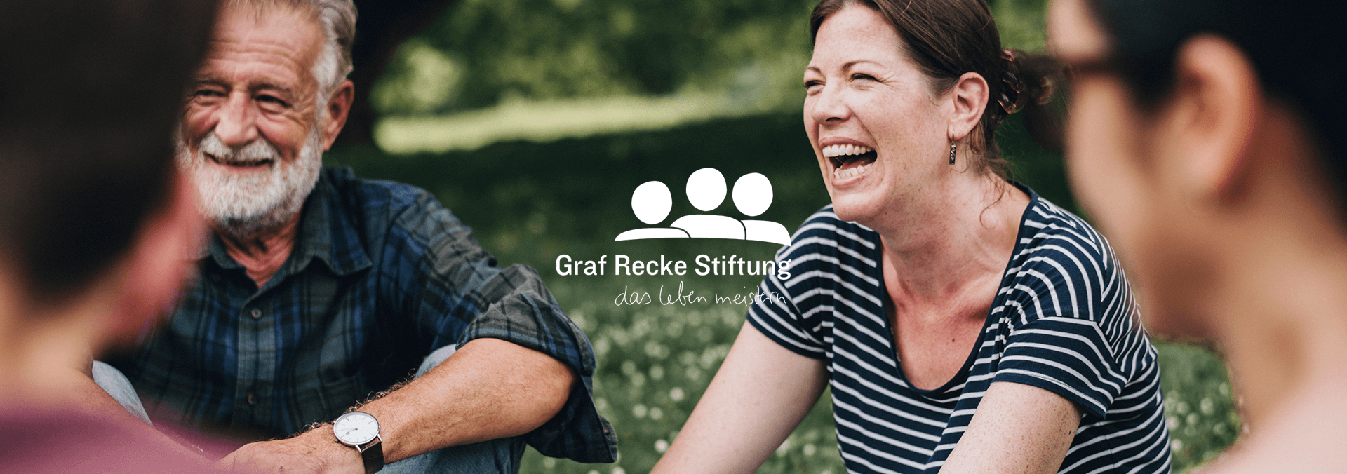 Marketing für Graf Recke Stiftung Header