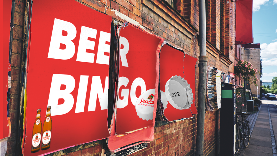 Marketing Kampagne Sternburg Visual Plakat Werbung Bier Bingo