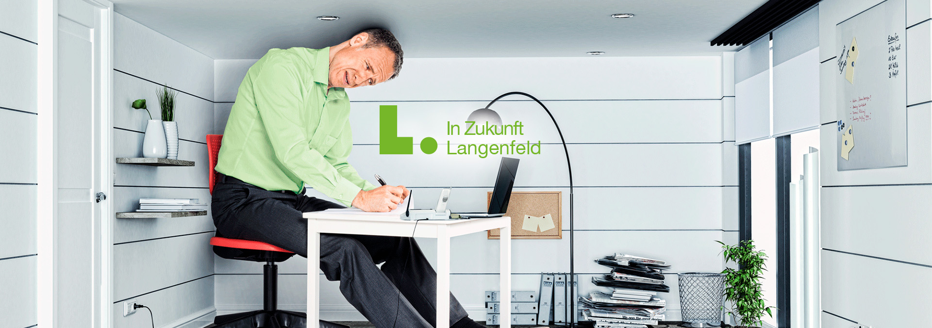 Mehr Platz für gute Geschäfte Kampagnenmotiv Stadt Langenfeld